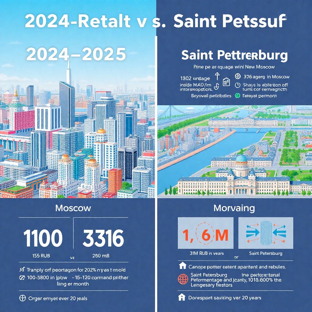 ЖК Москвы и Санкт‑Петербурга: где сейчас выгоднее купить квартиру