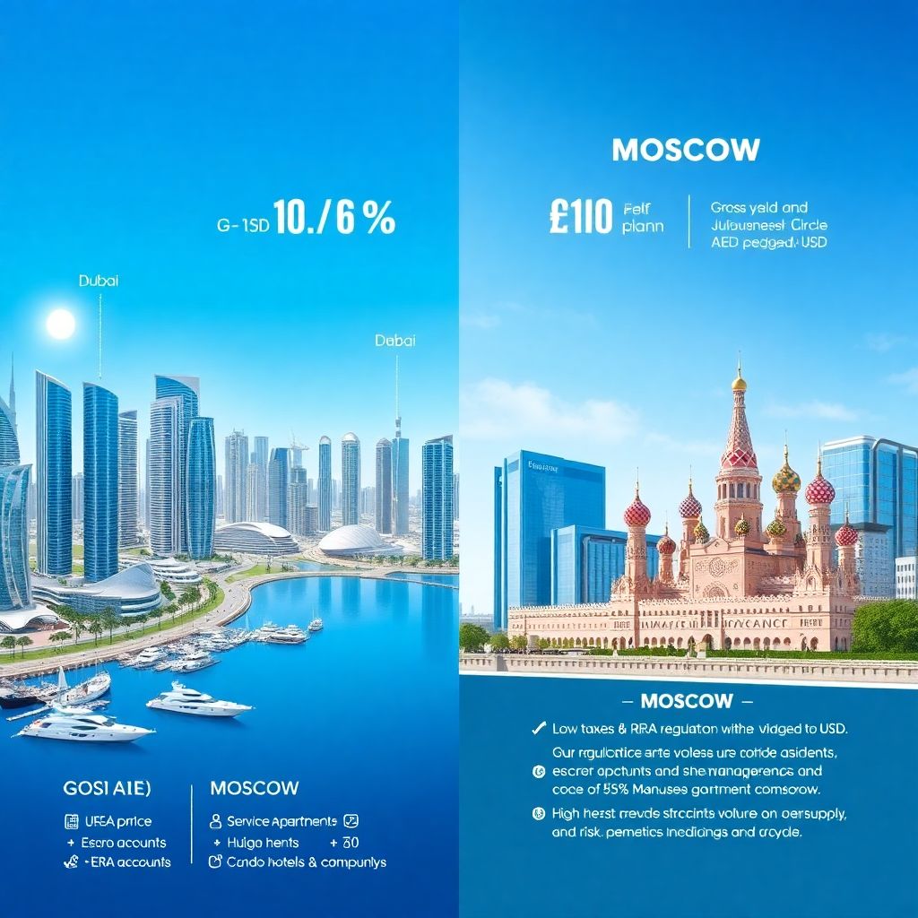 Новостройки Дубая и новостройки Москвы: сравнение возможностей для инвесторов