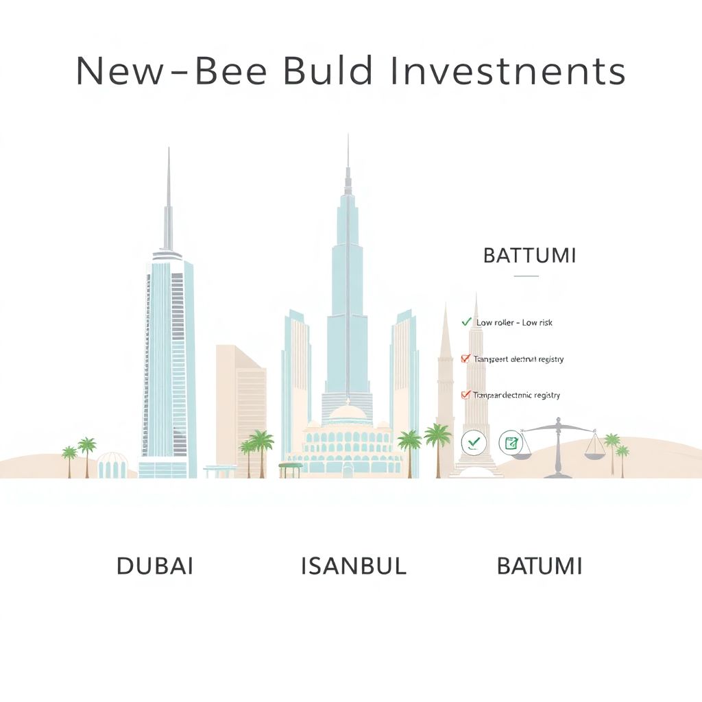Новостройки в Дубае, Стамбуле и Батуми: условия покупки для россиян