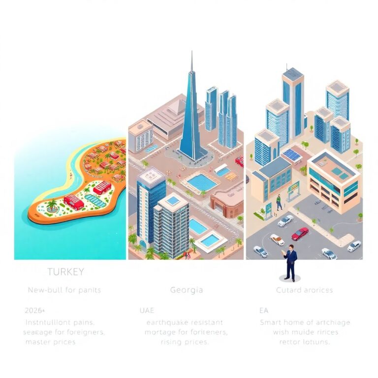 Новостройки за границей: сравнение цен, ипотеки и качества жилья в Турции, ОАЭ и Грузии
