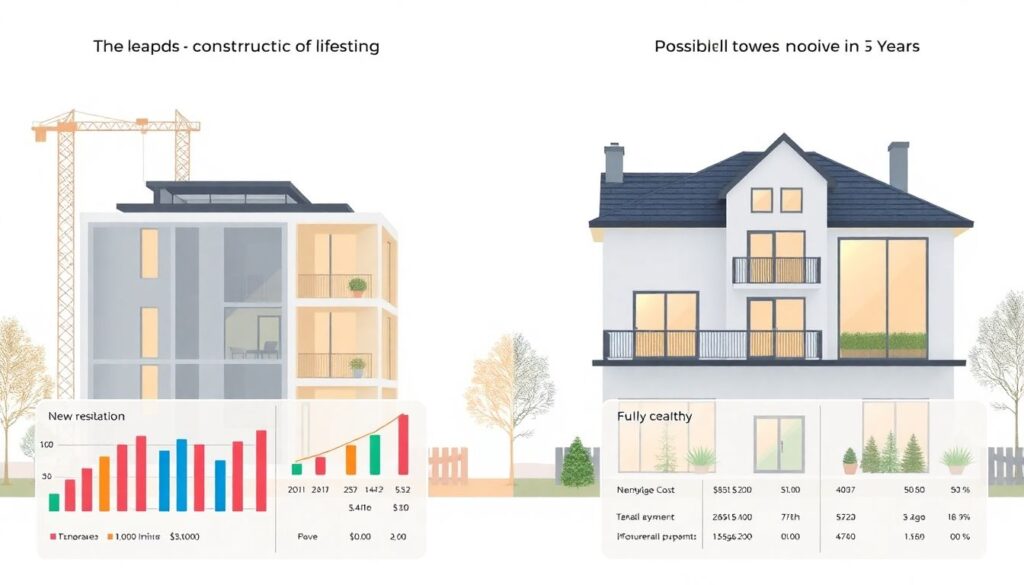 Что выбрать: строящаяся новостройка или сданный дом — разбор на реальных цифрах - иллюстрация